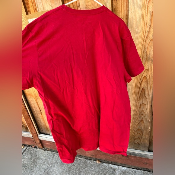 NWT men’s XL red USA 🇺🇸 tshirt 100% cotton - Picture 5 of 6